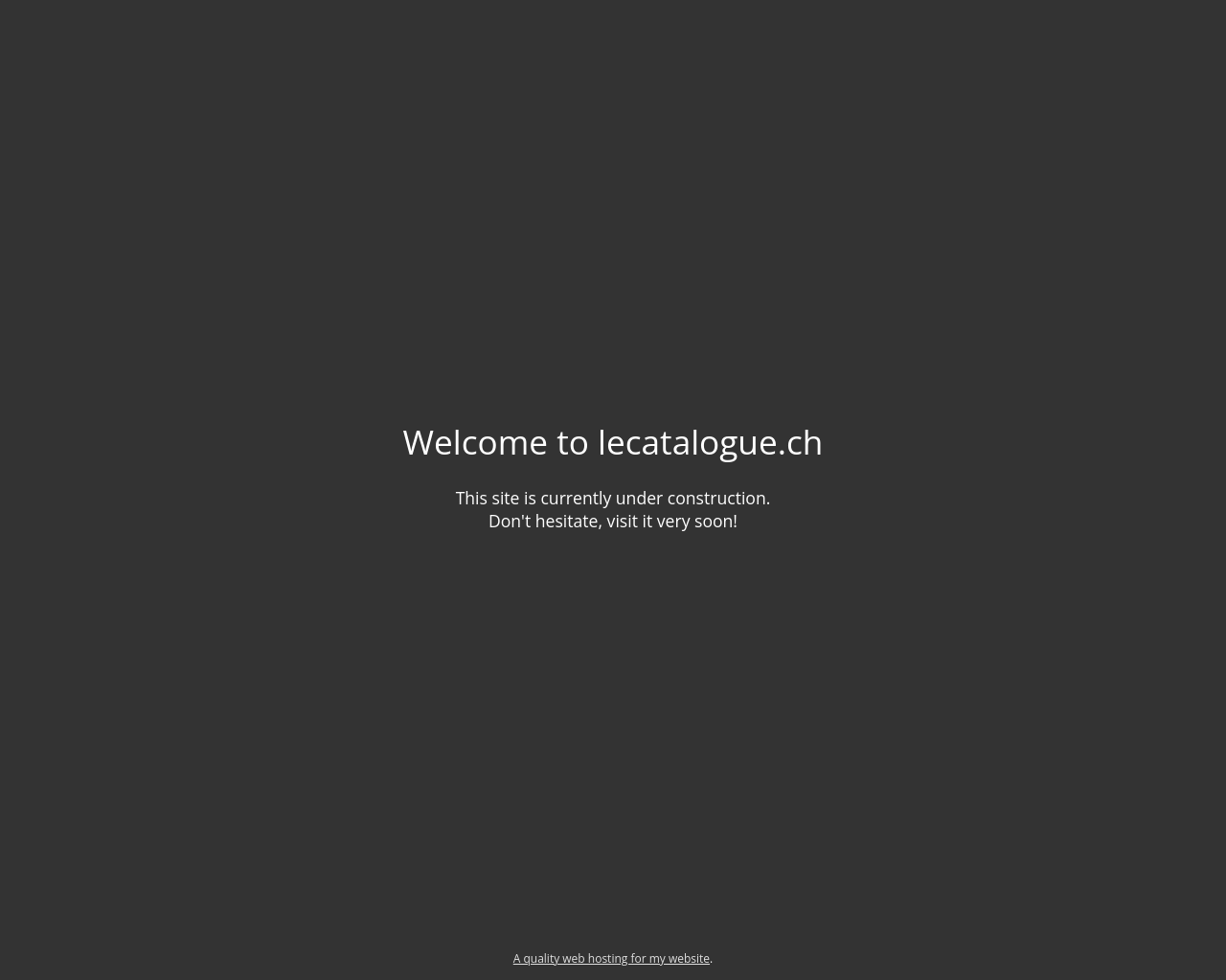 lecatalogue.ch