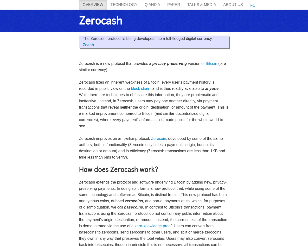 zerocash-project.org