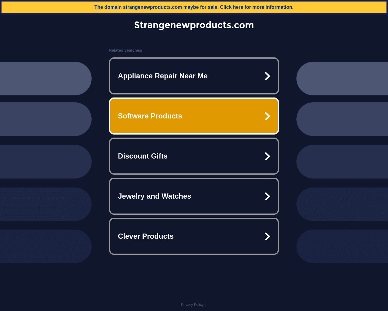 strangenewproducts.com