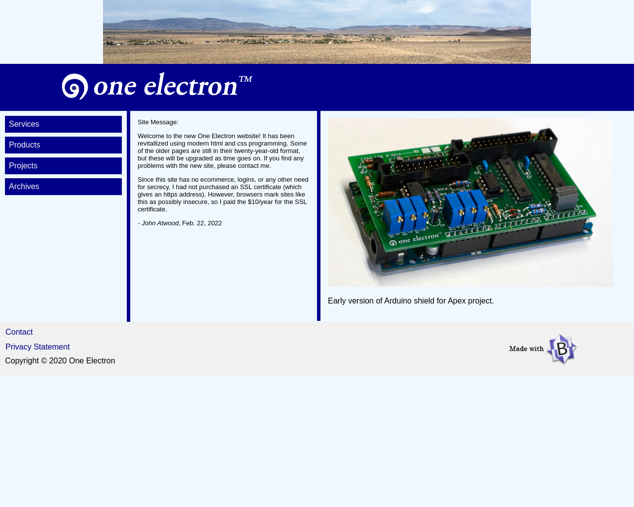 one-electron.com