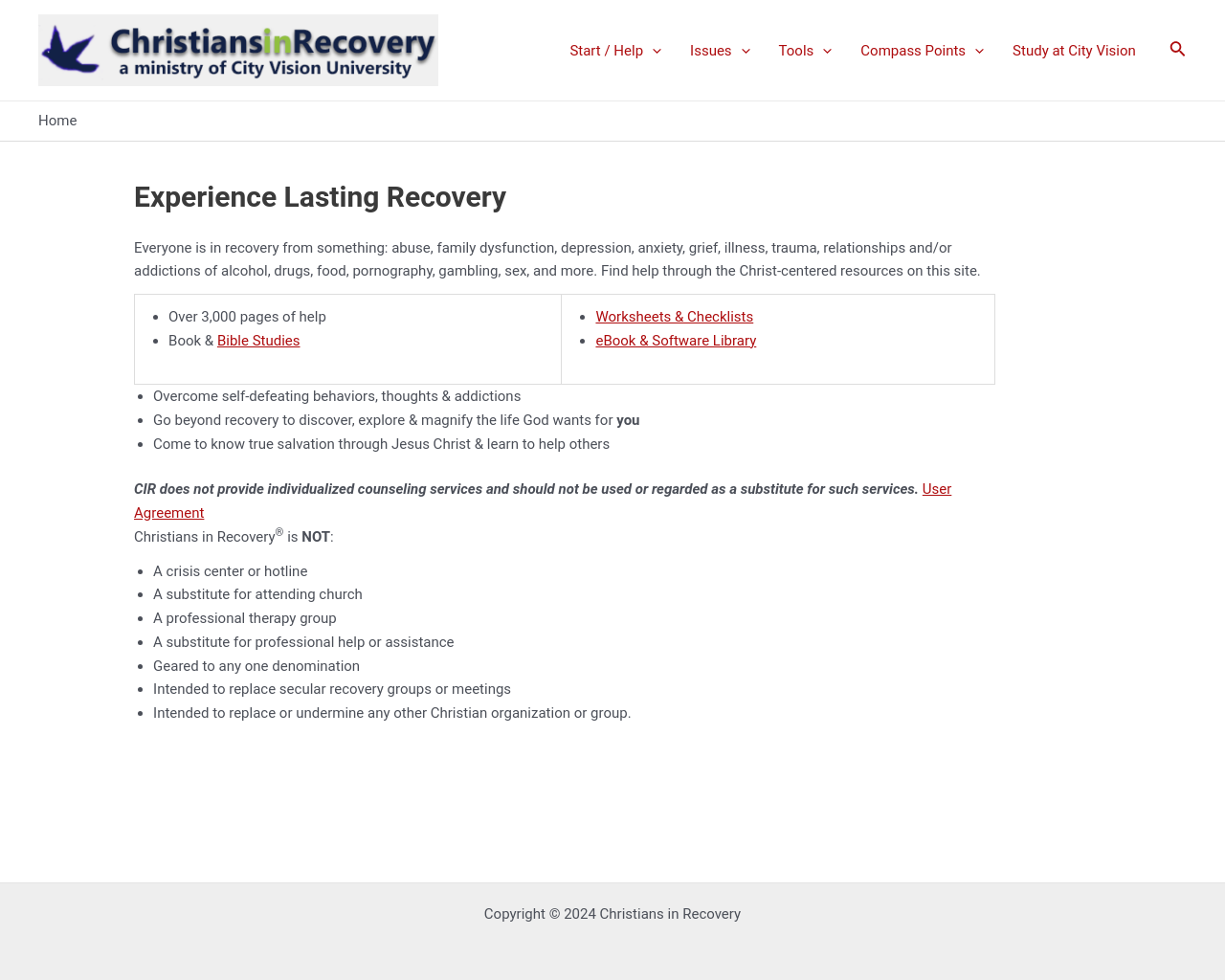 christians-in-recovery.org
