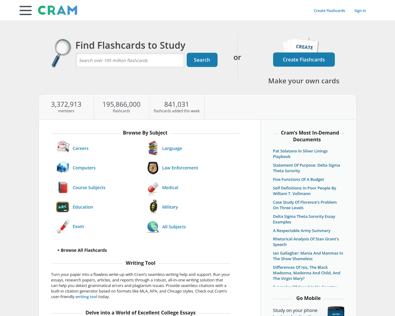 cram.com