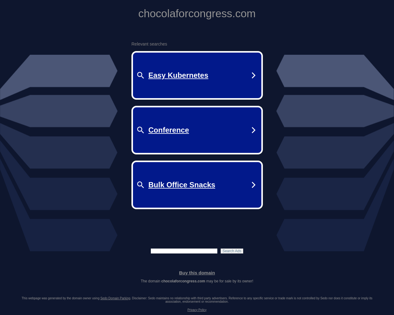 chocolaforcongress.com