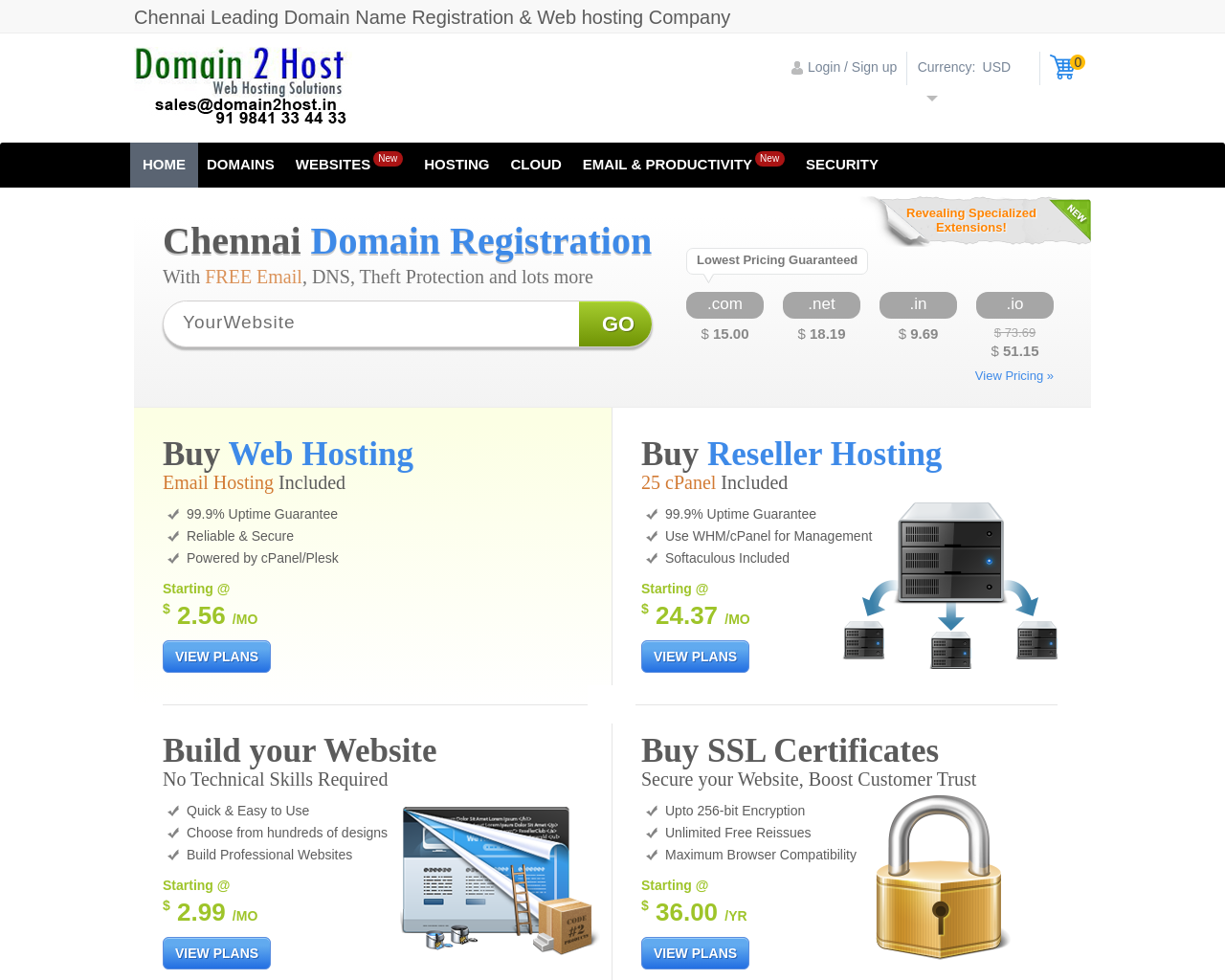 domain2host.in