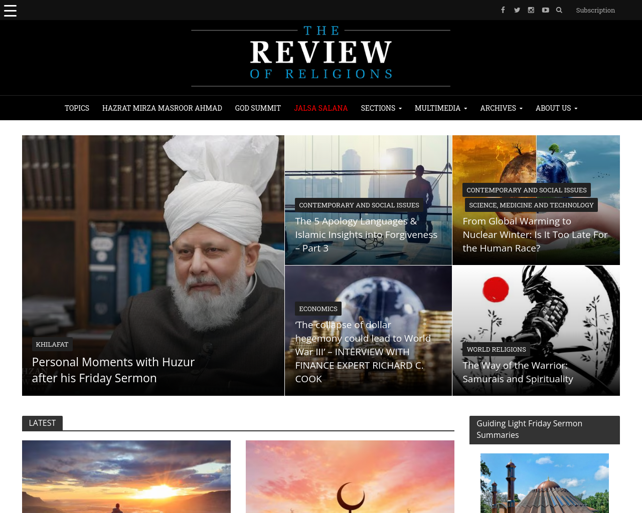 reviewofreligions.org