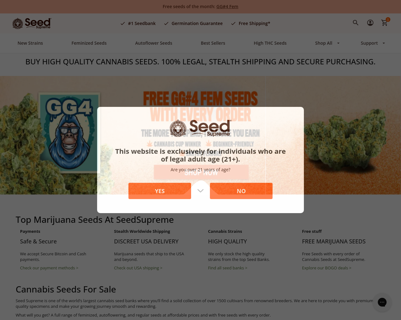 seedsupreme.com