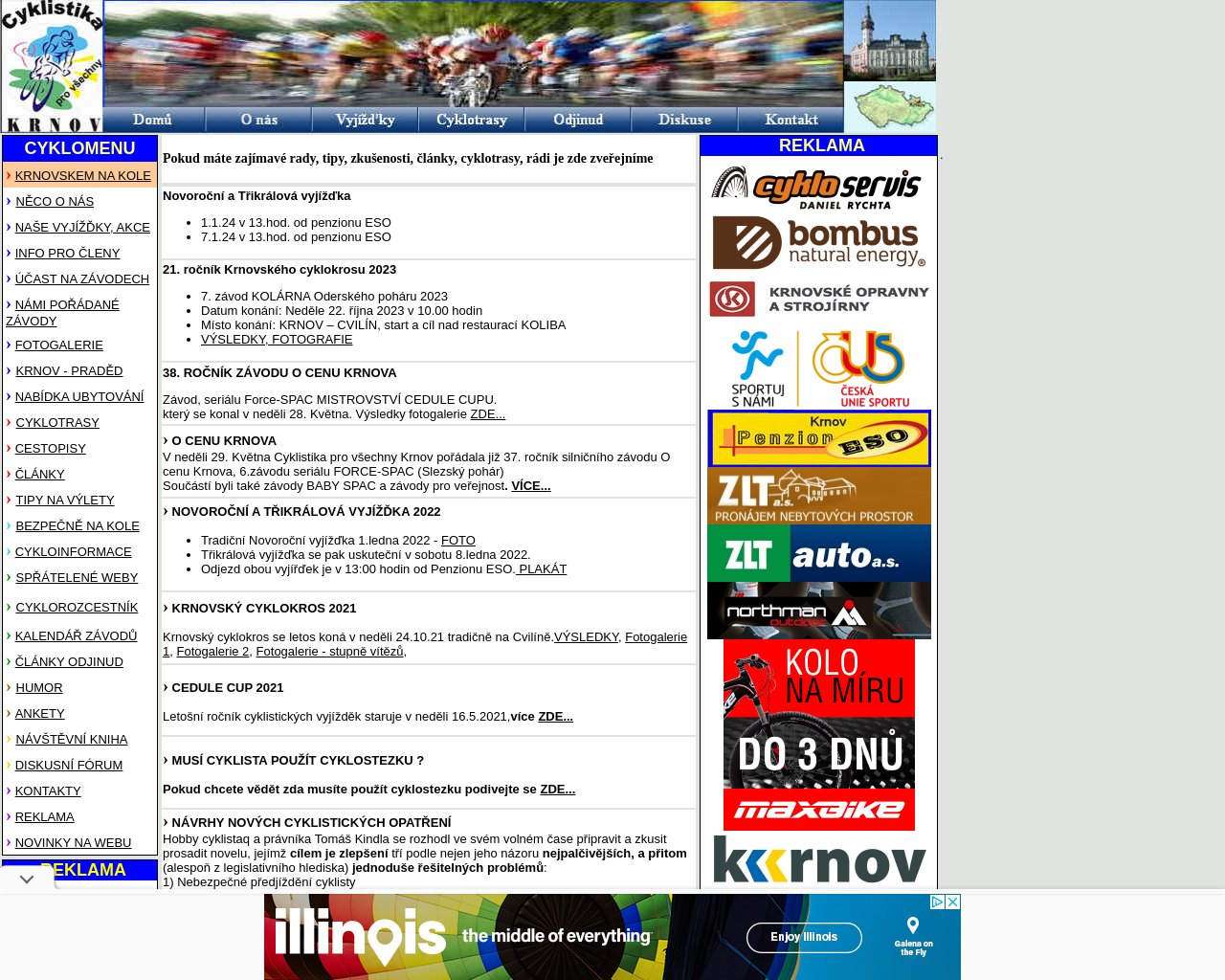 cyklistikakrnov.com