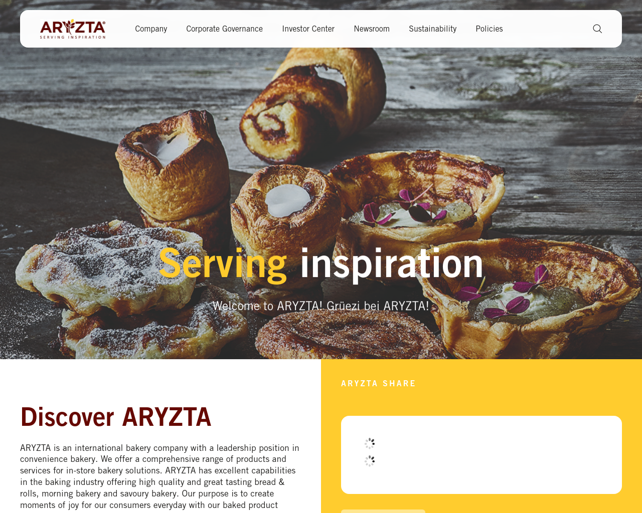 aryzta.com