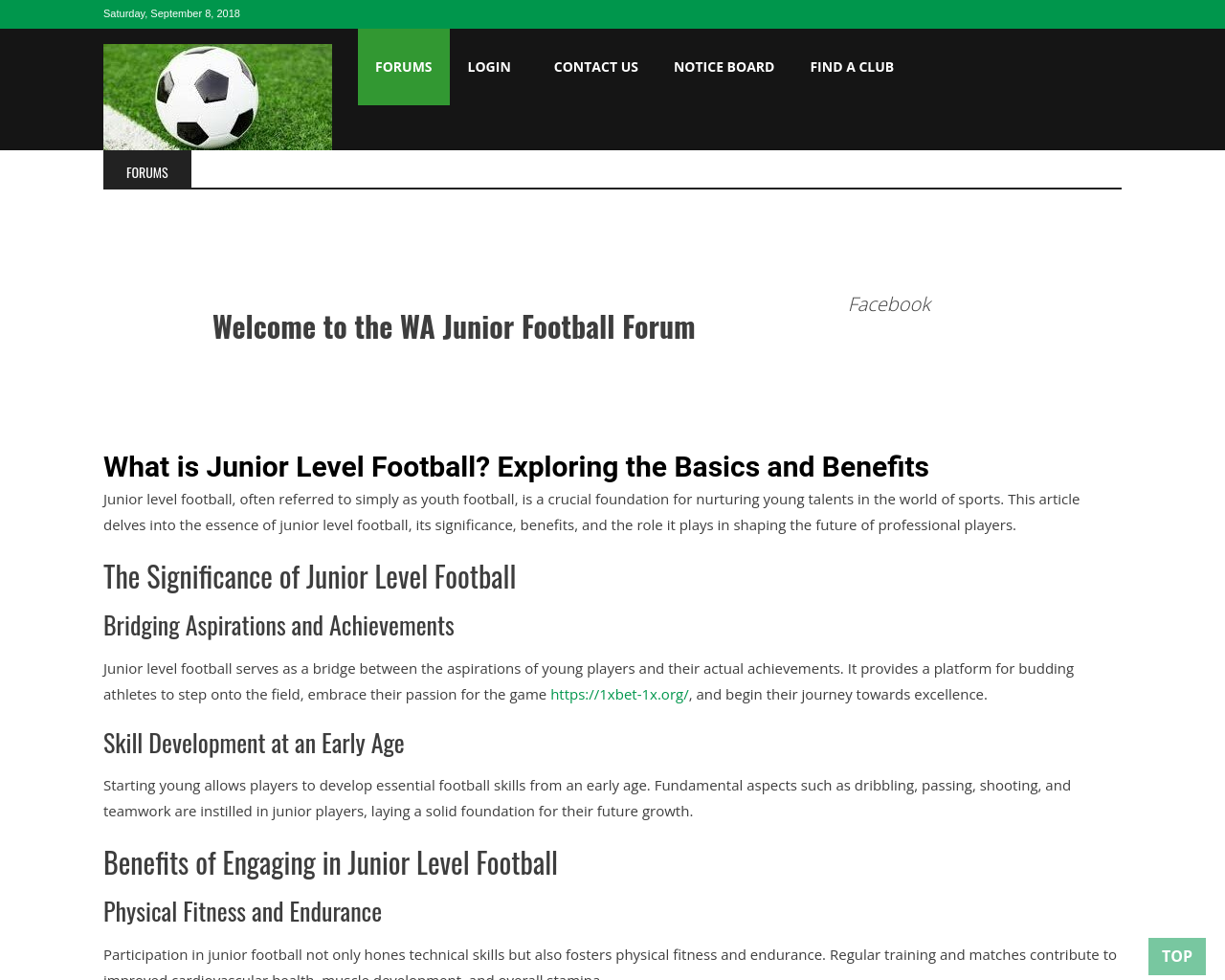 juniorfootballwa.com