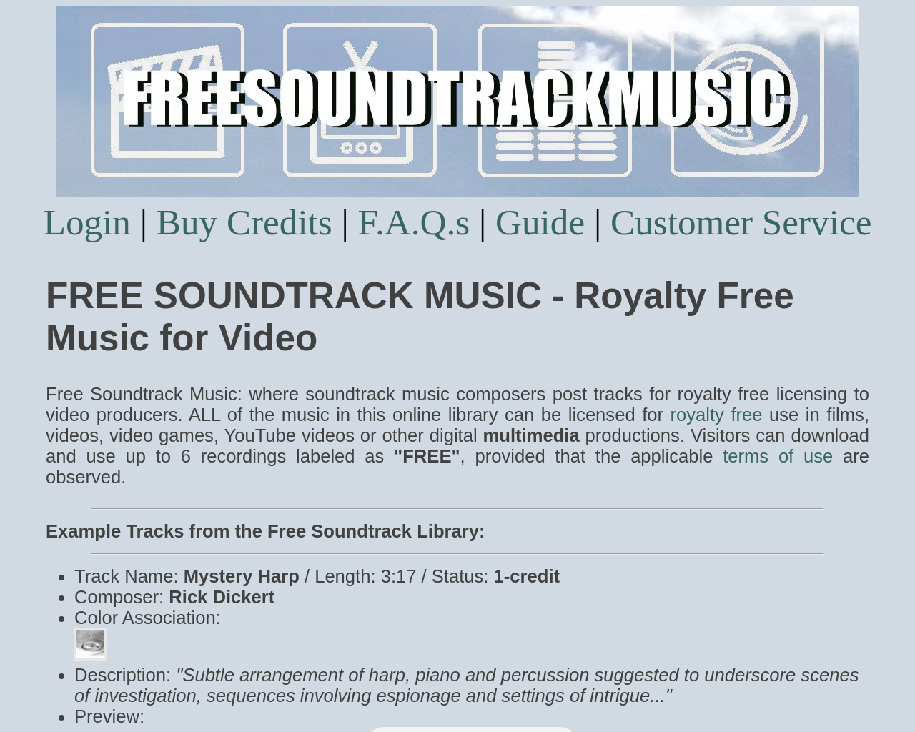 freesoundtrackmusic.com