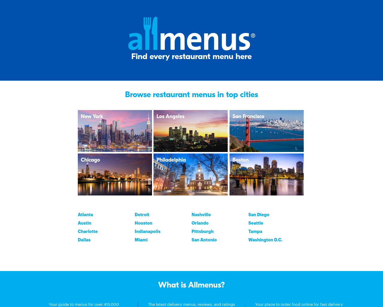 allmenus.com