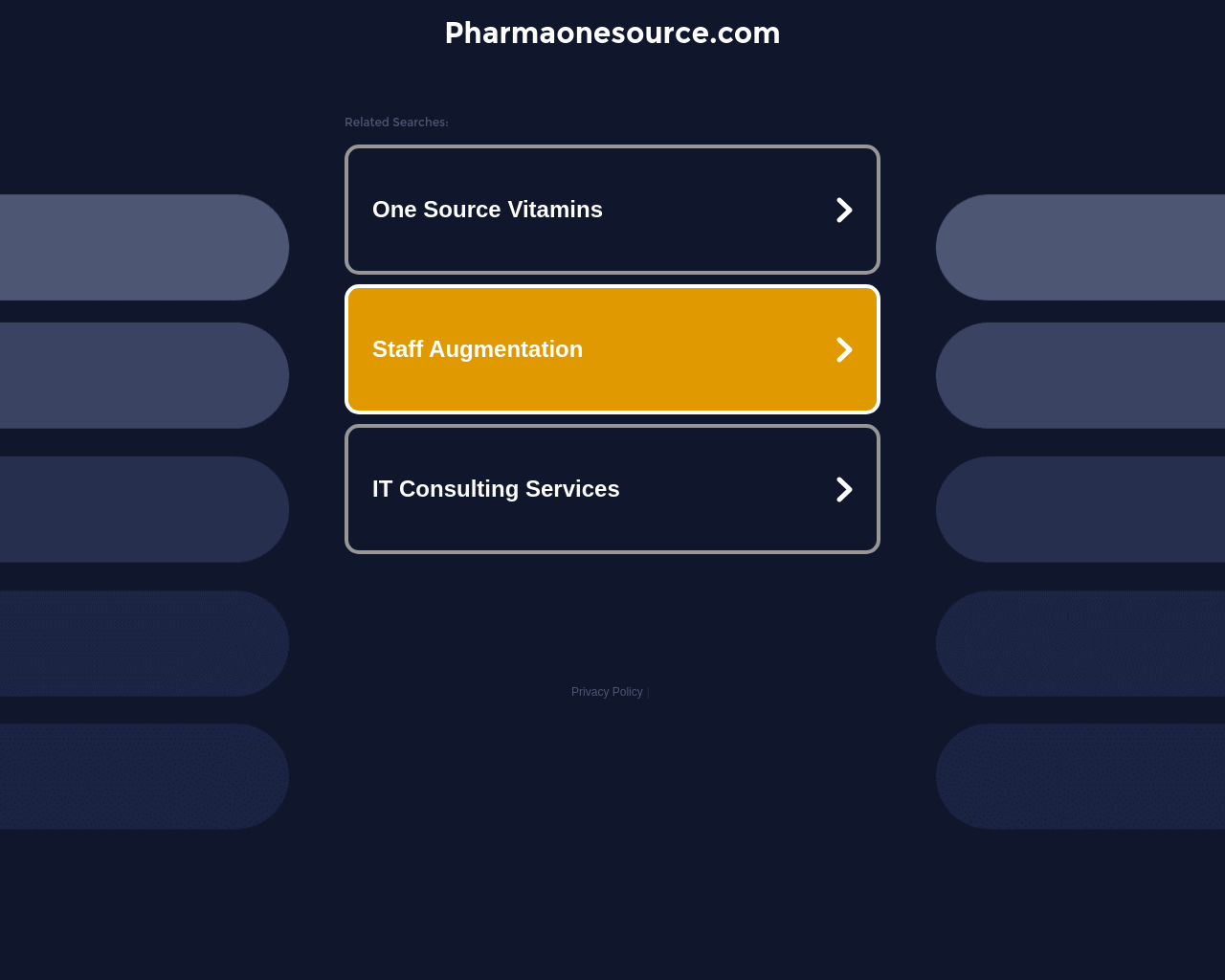 pharmaonesource.com