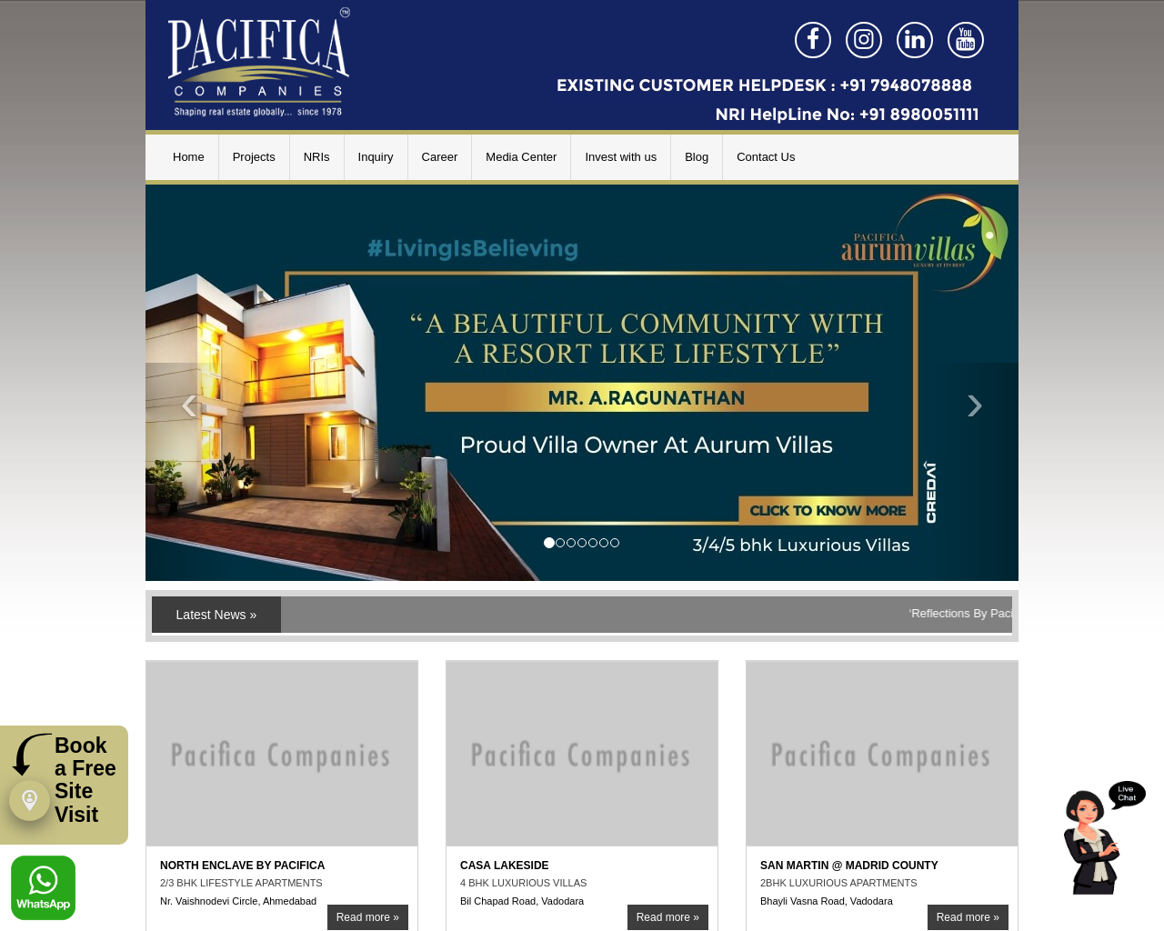 pacificacompanies.co.in