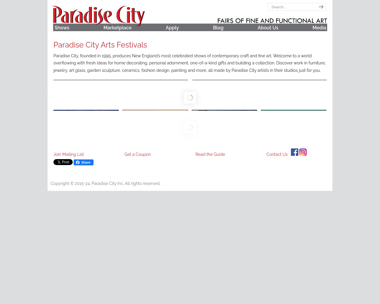 paradisecityarts.com