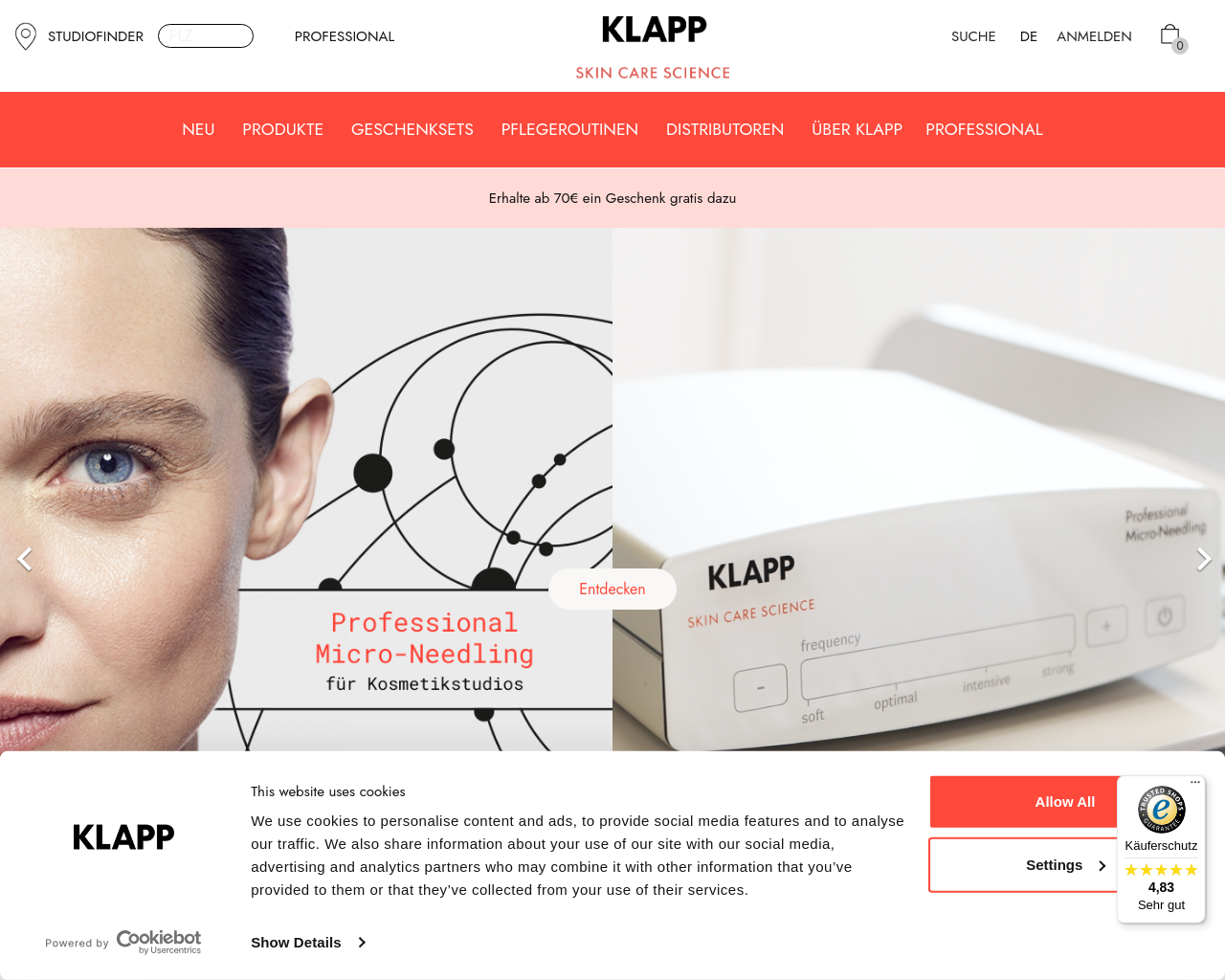 klapp-cosmetics.com