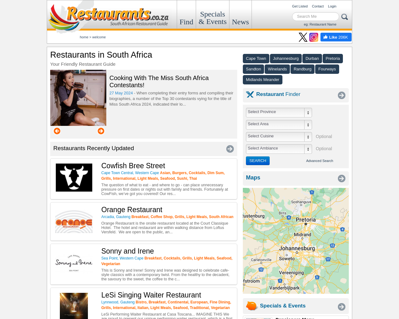 restaurants.co.za