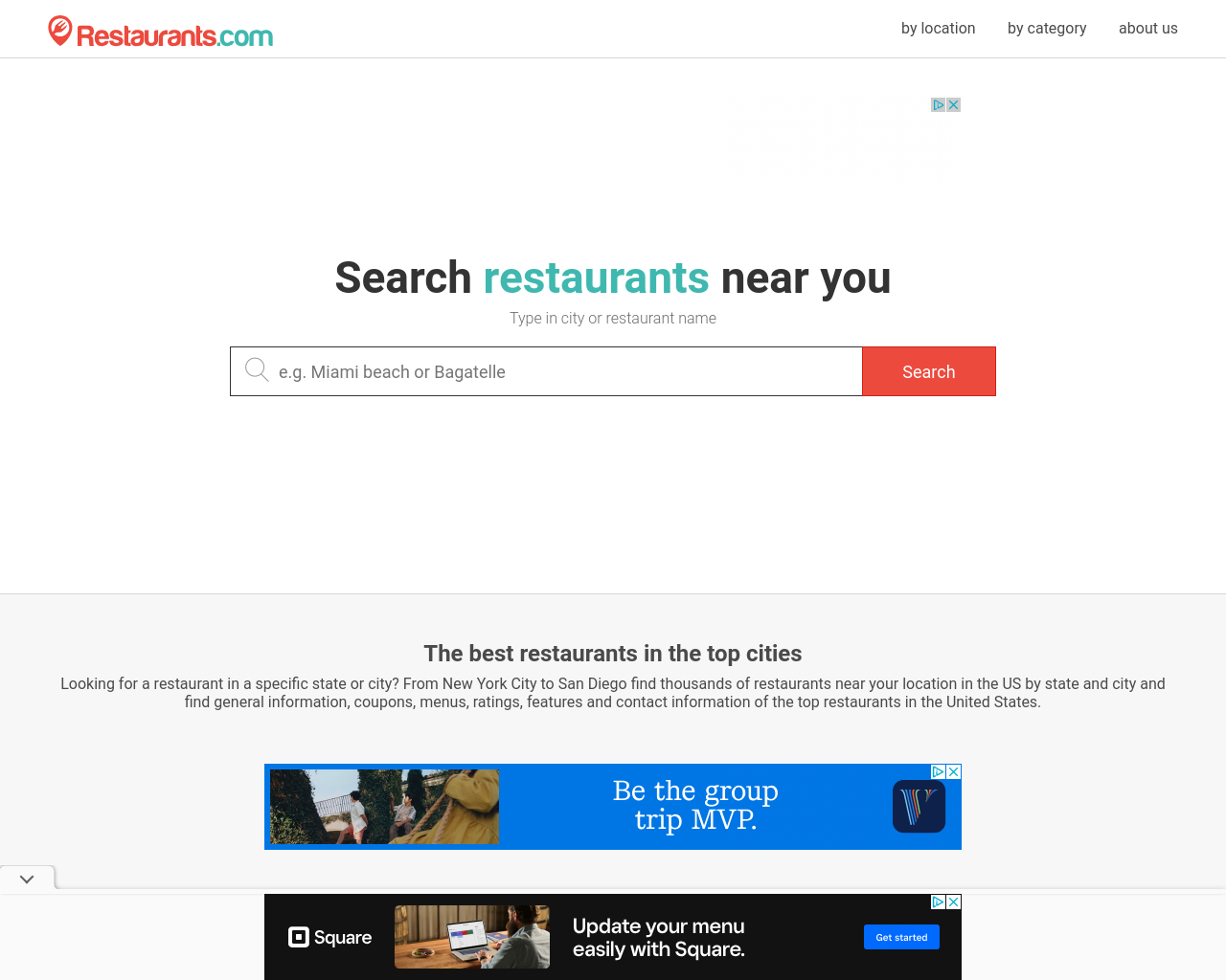 restaurants.com