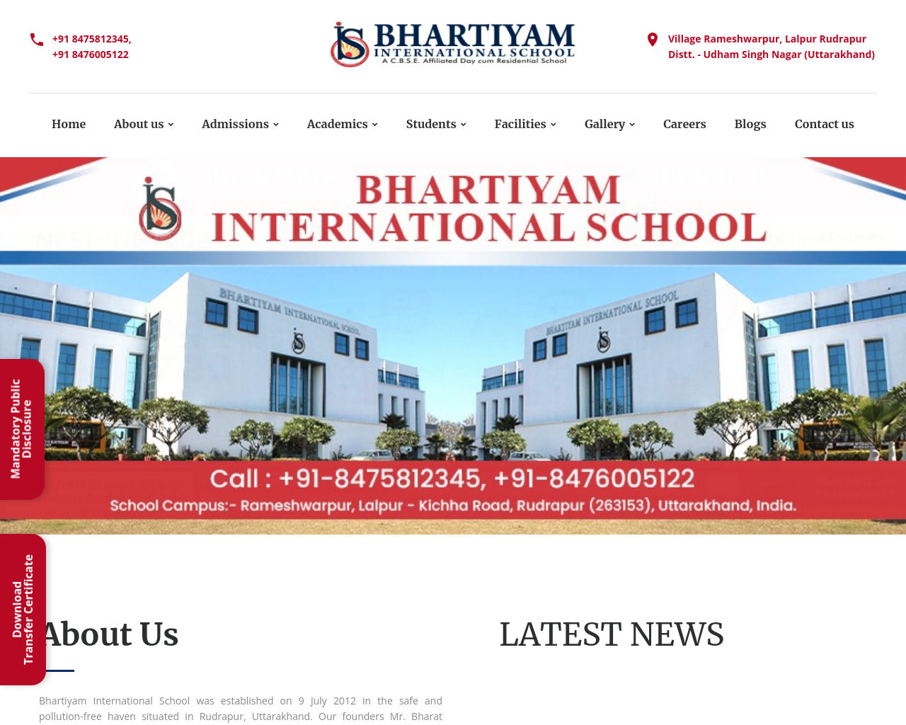 bhartiyaminternationalschool.com
