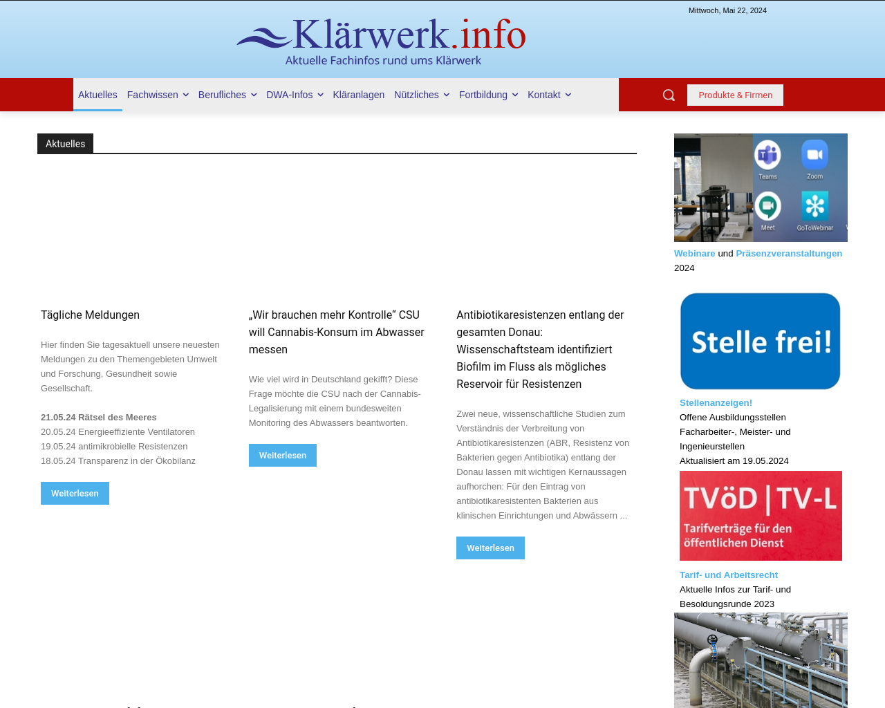 klaerwerk.info