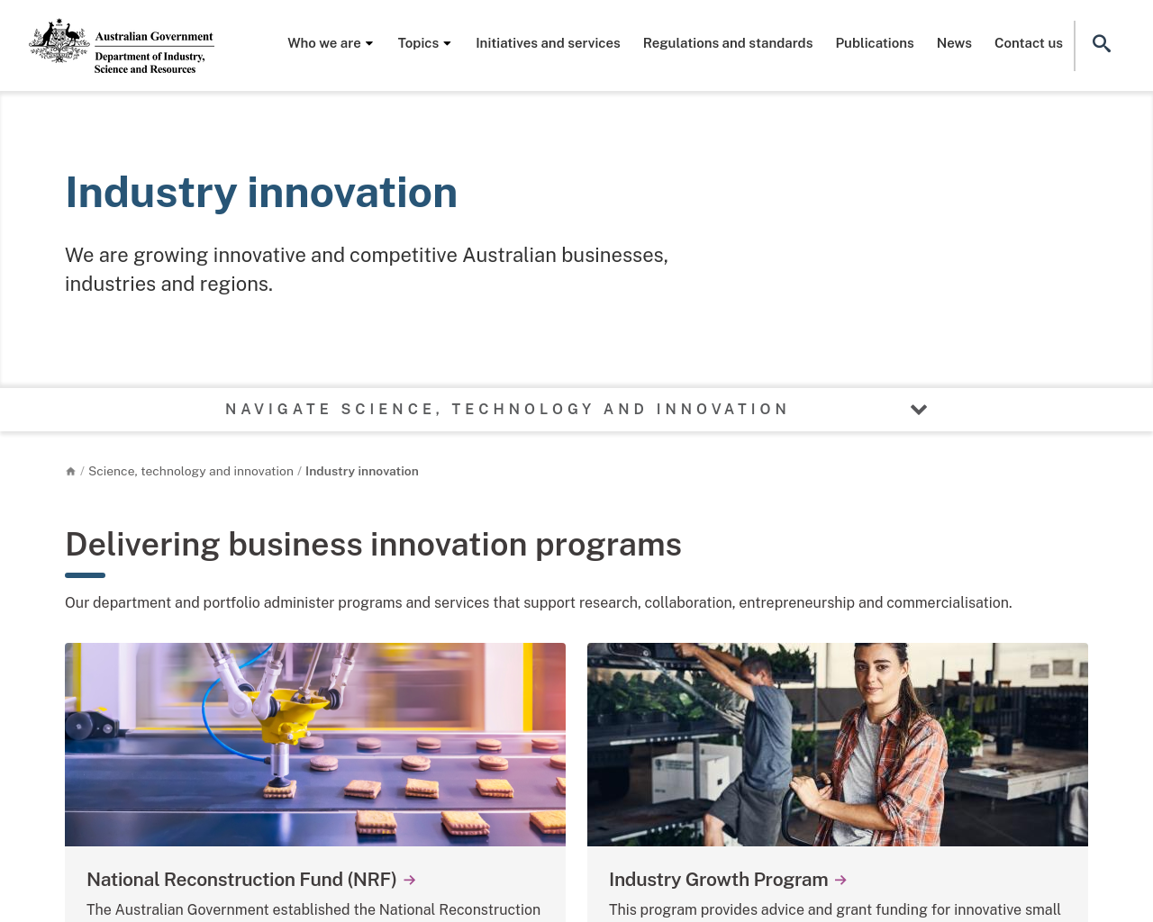 innovation.gov.au