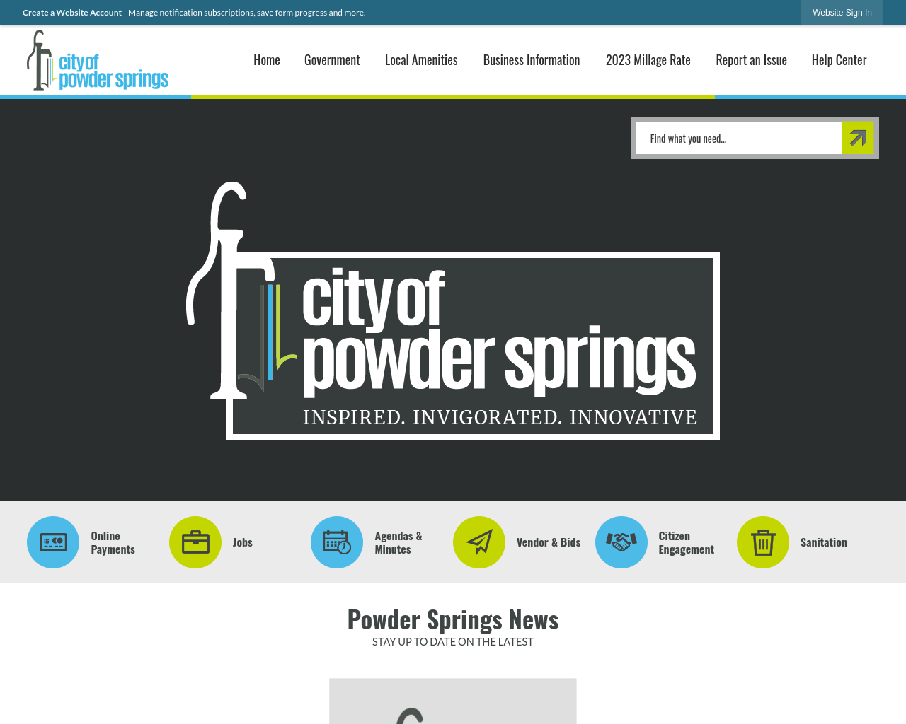 cityofpowdersprings.org