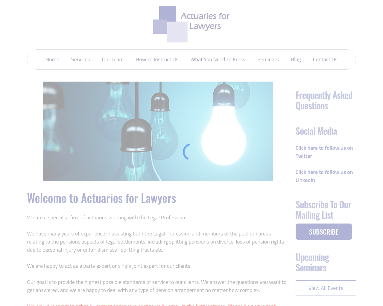 actuariesforlawyers.com