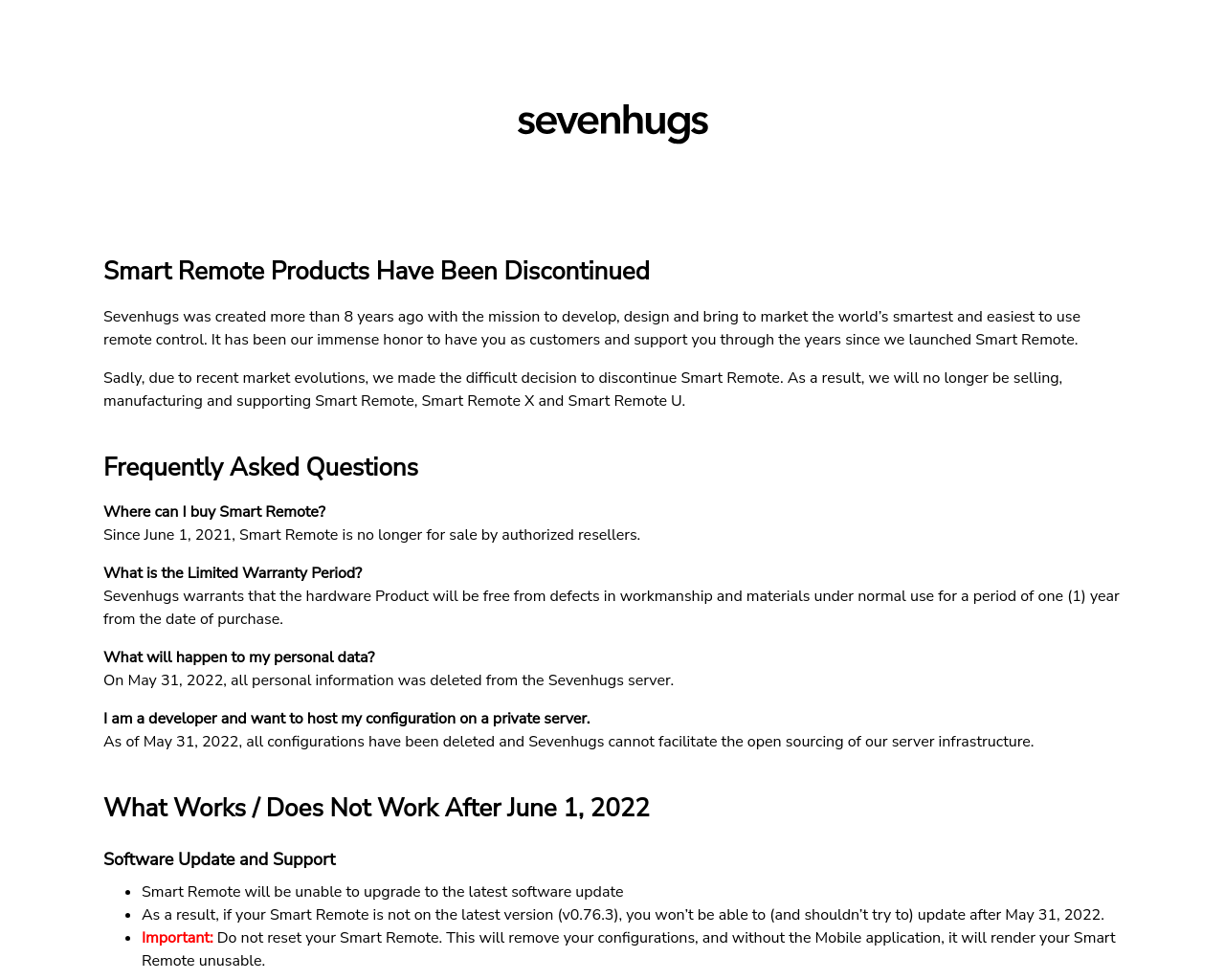 sevenhugs.com