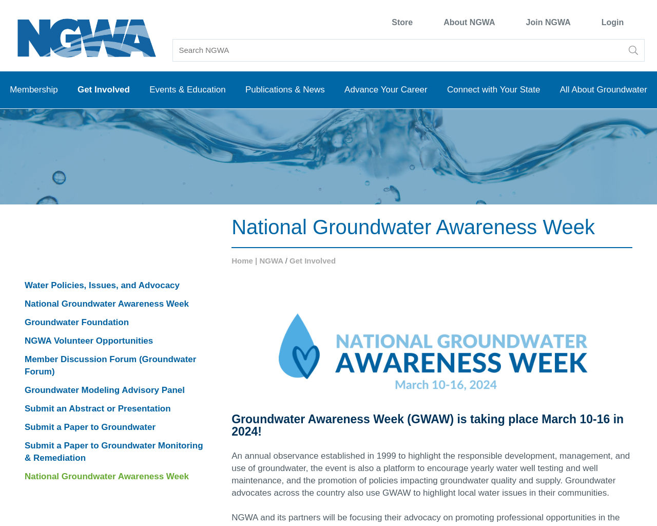 groundwaterawarenessweek.com