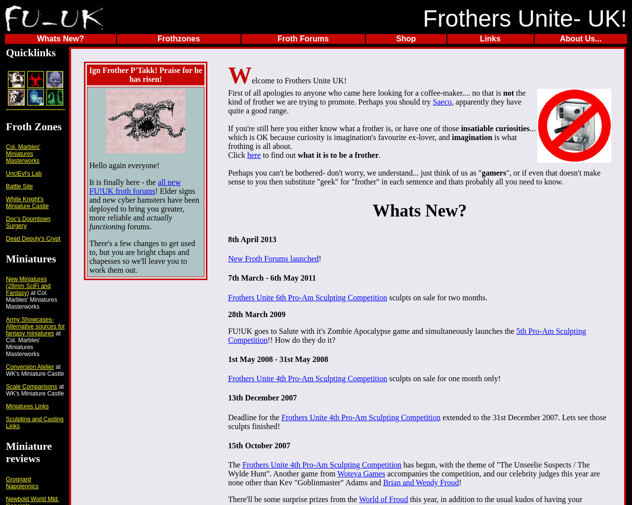frothersunite.com