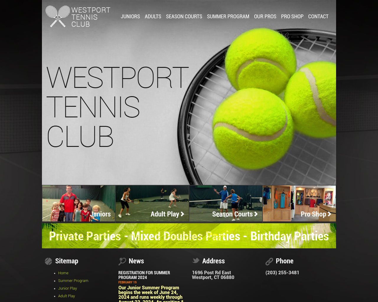 westporttennisclub.com