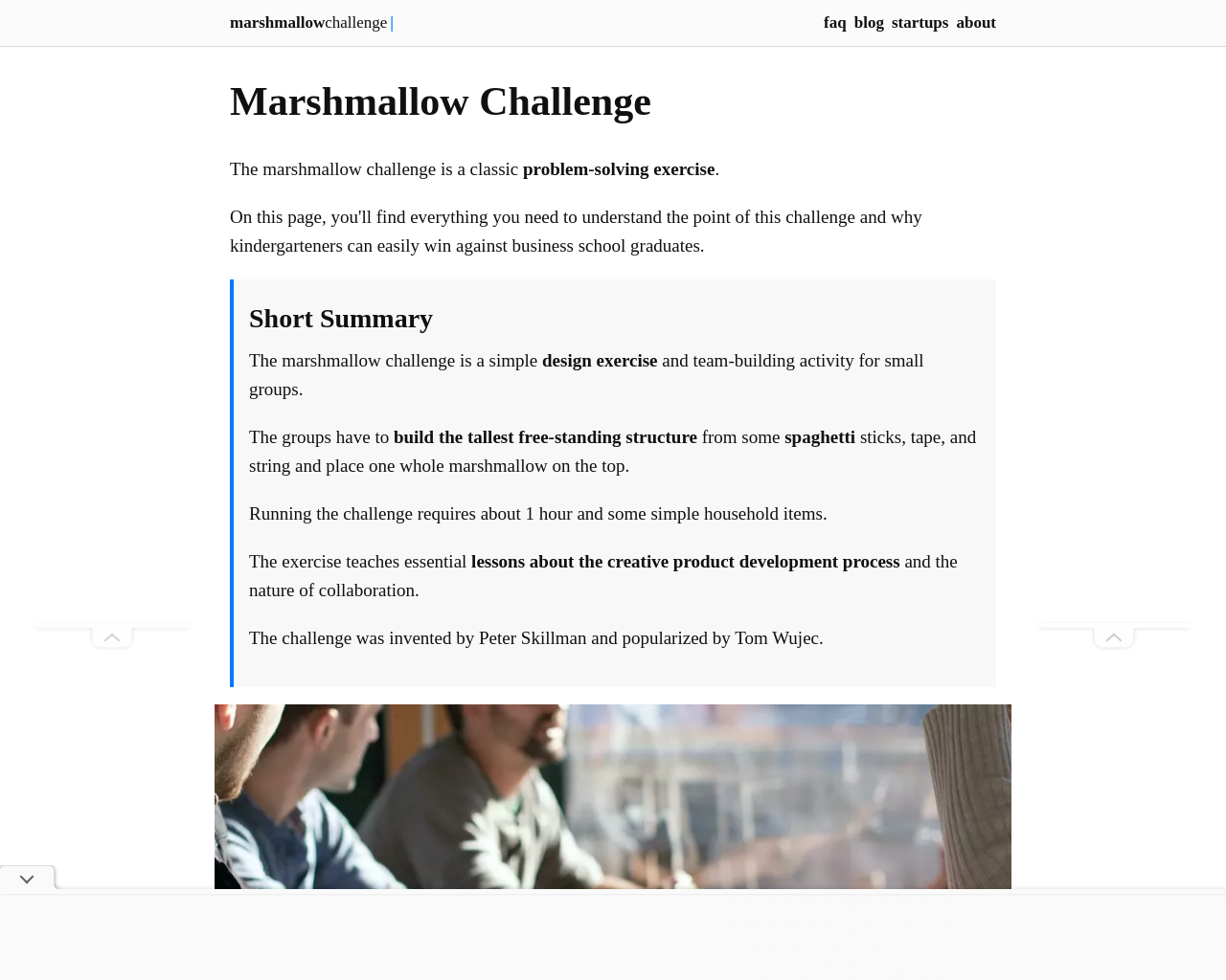marshmallowchallenge.com