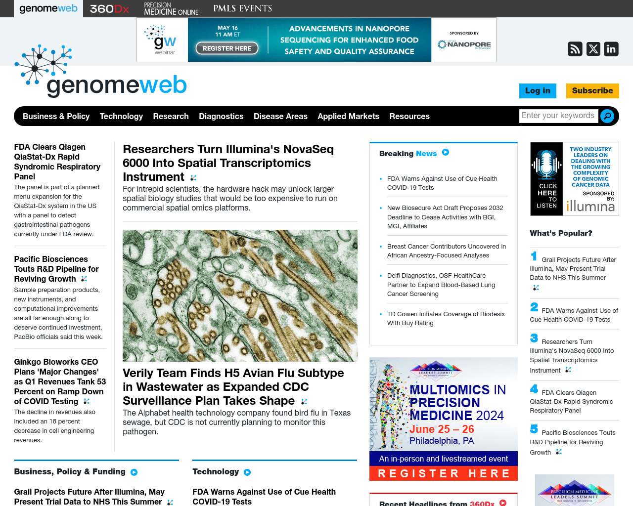 genomeweb.com