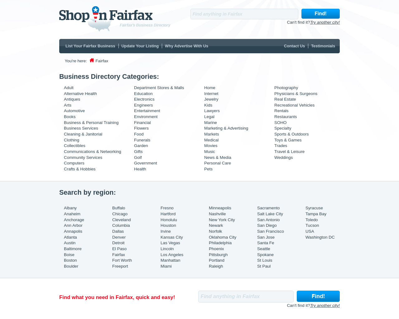 shopinfairfax.com
