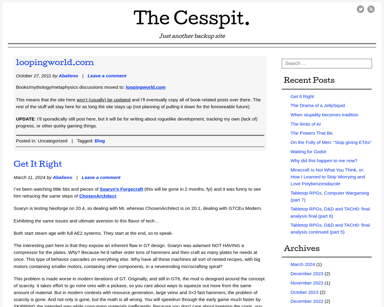 cesspit.net
