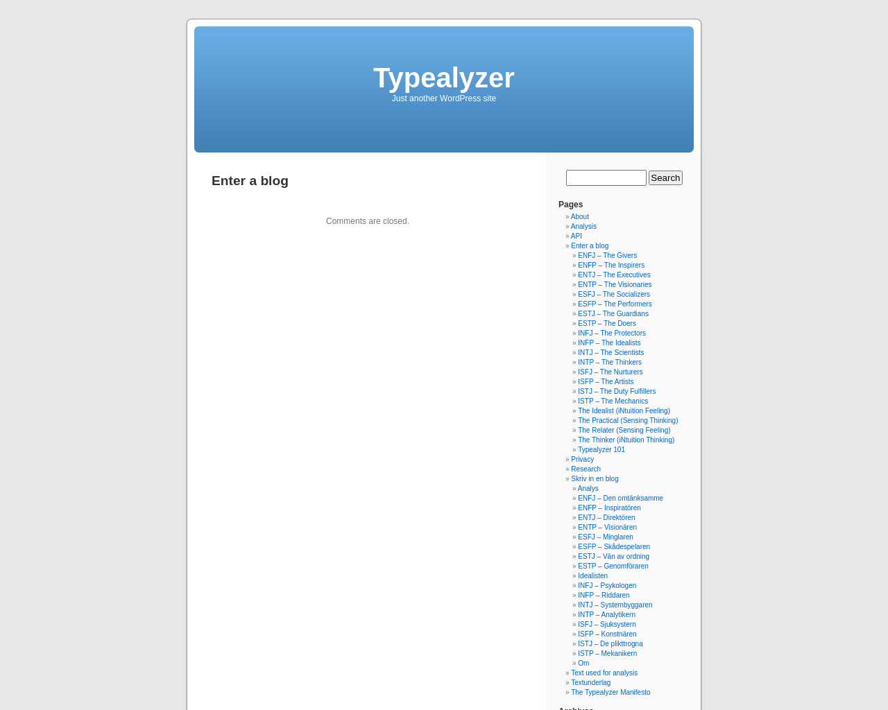 typealyzer.com