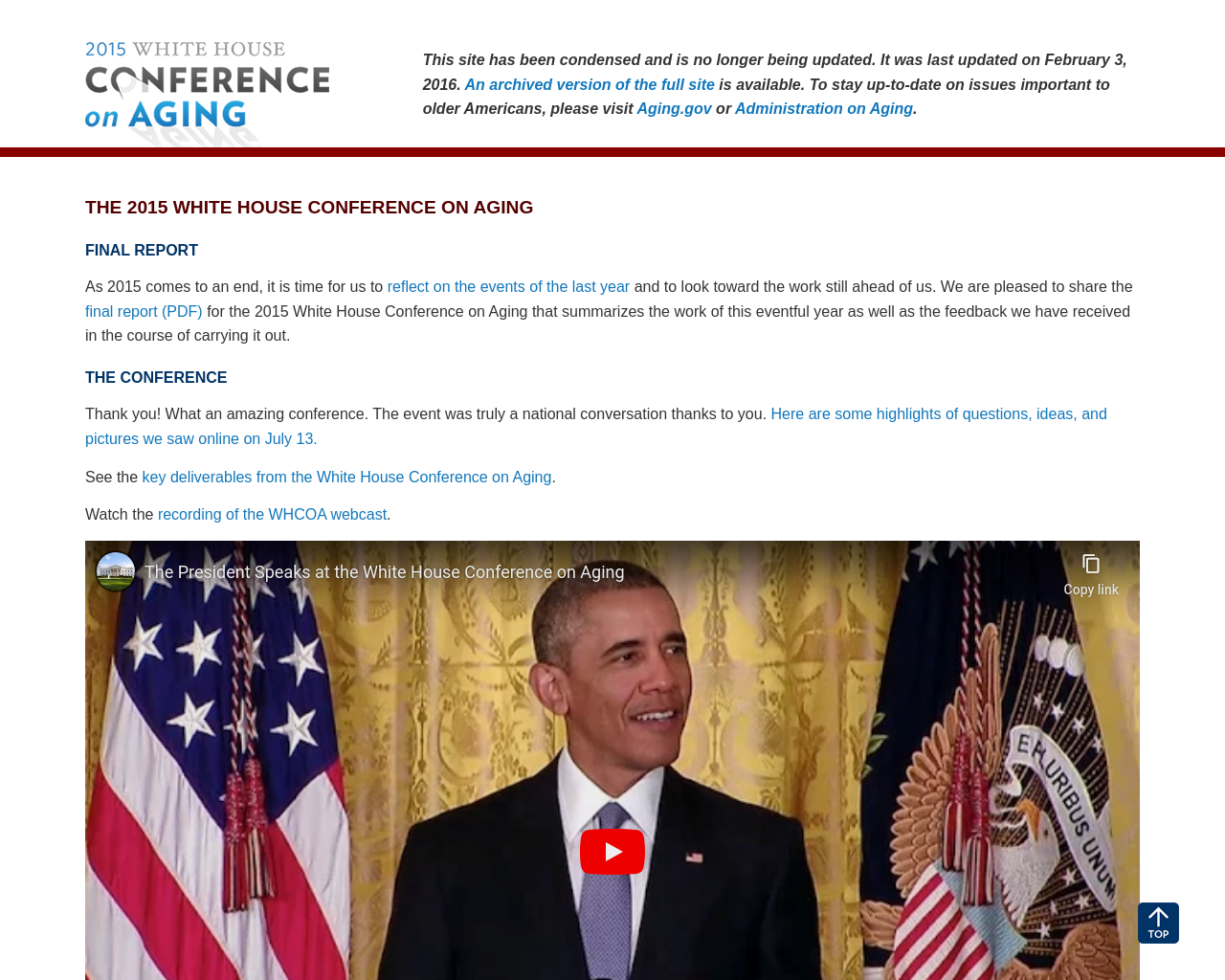 whitehouseconferenceonaging.gov