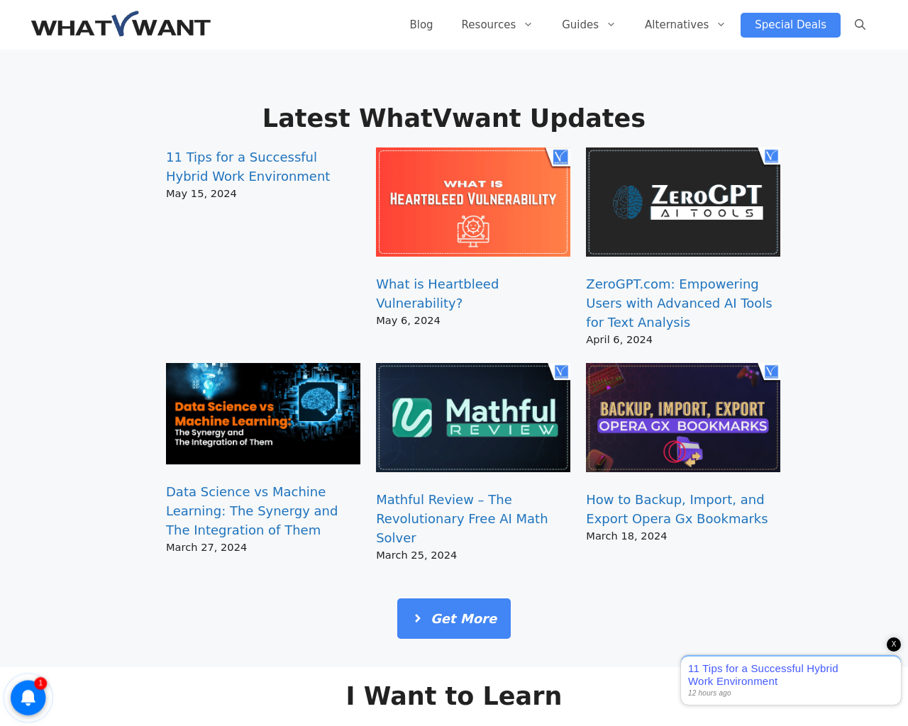 whatvwant.com