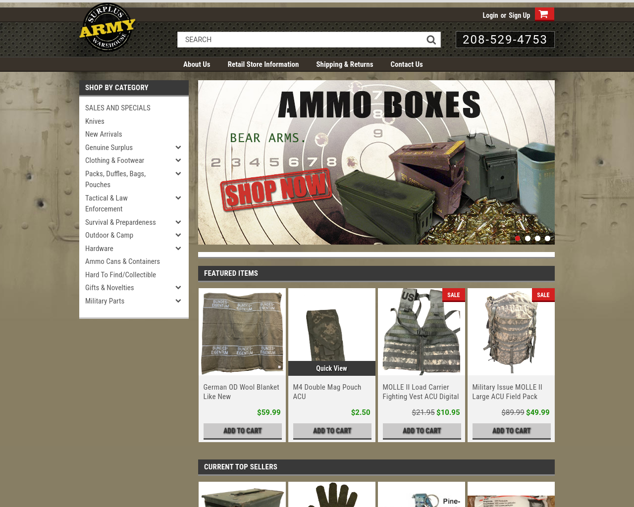 armysurpluswarehouse.com