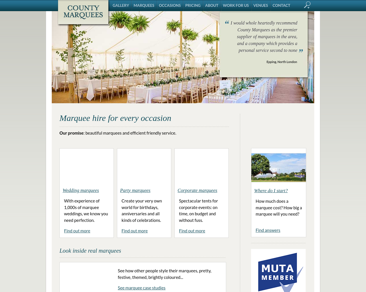 countymarquees.com