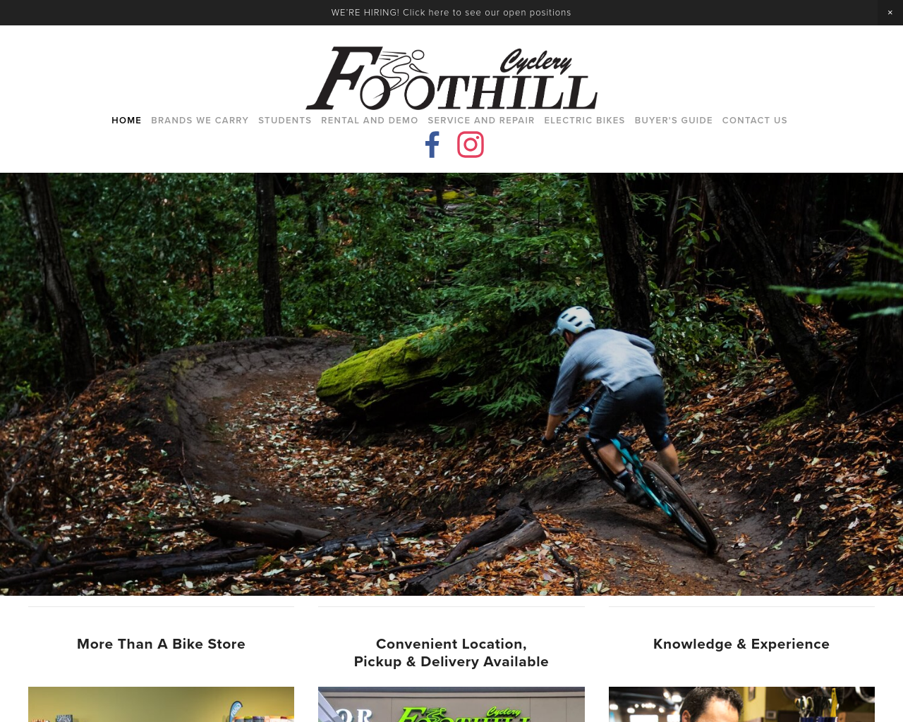 foothillcyclery.com