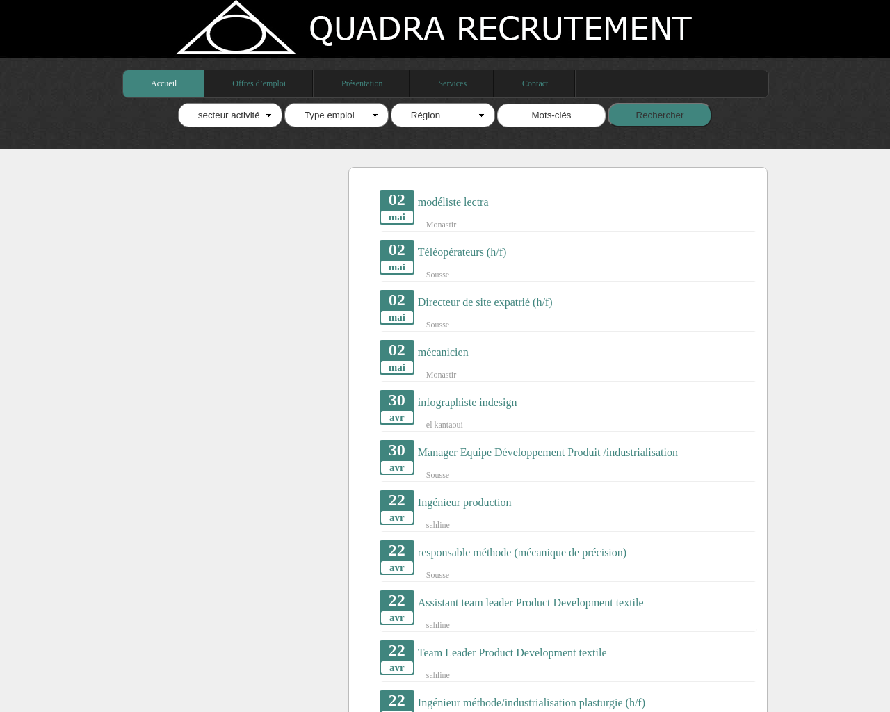 quadra-recrutement.com