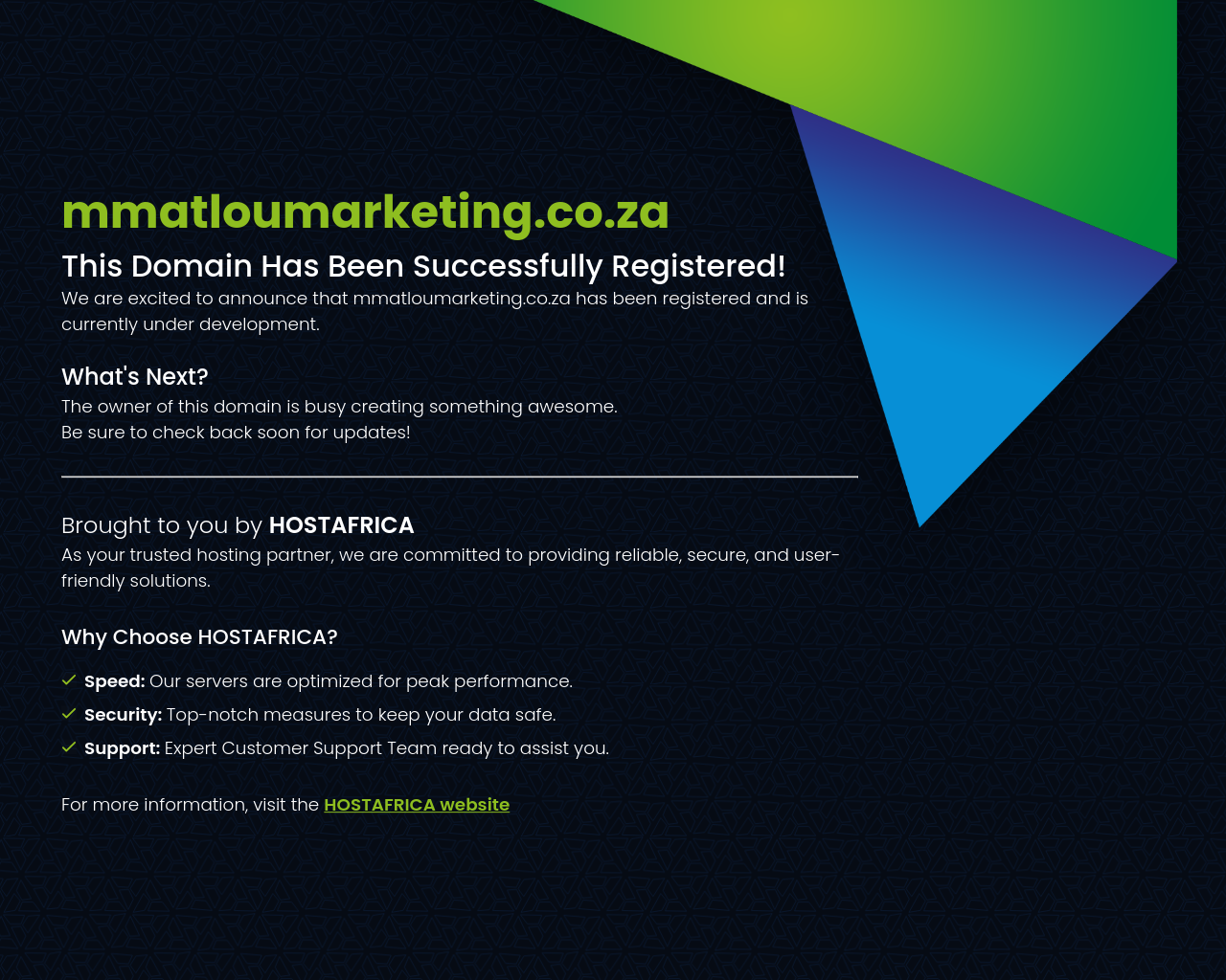 mmatloumarketing.co.za