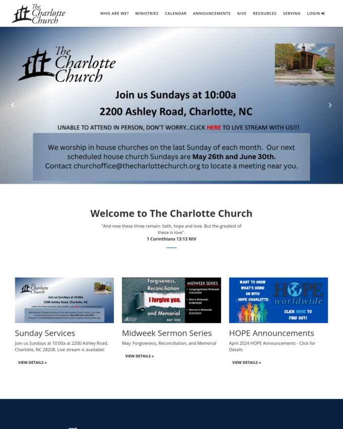 The Charlotte Church - thecharlottechurch.org